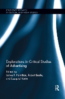 Book Cover for Explorations in Critical Studies of Advertising by James F Hamilton