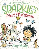 Book Cover for A Unicorn Named Sparkle's First Christmas by Amy Young