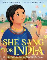 Book Cover for She Sang for India by Suma Subramaniam