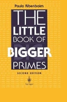 Book Cover for The Little Book of Bigger Primes by Paulo Ribenboim