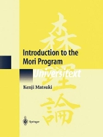 Book Cover for Introduction to the Mori Program by Kenji Matsuki