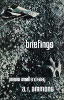 Book Cover for Briefings by A. R. Ammons