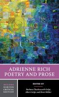 Book Cover for Adrienne Rich: Poetry and Prose by Adrienne Rich