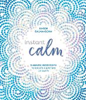 Book Cover for Instant Calm by Karen Salmansohn