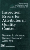 Book Cover for Inspection Errors for Attributes in Quality Control by Norman L Johnson, Samuel George Washinghton University, Washington DC, USA Kotz, XiZhi Wu
