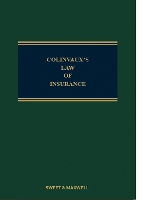 Book Cover for Colinvaux's Law of Insurance by Professor Robert M Merkin