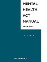 Book Cover for Mental Health Act Manual by Richard Jones