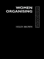 Book Cover for Women Organising by Helen Brown