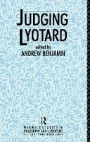 Book Cover for Judging Lyotard by Andrew Benjamin