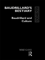 Book Cover for Baudrillard's Bestiary by Mike Gane