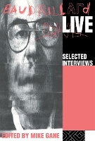 Book Cover for Baudrillard Live by Mike Gane