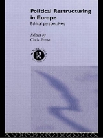 Book Cover for Political Restructuring in Europe by Chris Brown