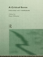 Book Cover for A Critical Sense by Peter Osborne