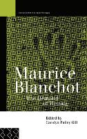 Book Cover for Maurice Blanchot by Carolyn Bailey Gill