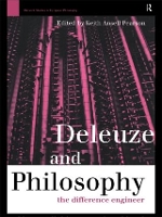 Book Cover for Deleuze and Philosophy by Keith Ansell-Pearson