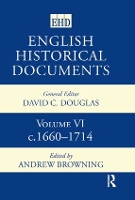 Book Cover for English Historical Documents by Andrew Browning