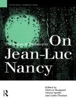 Book Cover for On Jean-Luc Nancy by Darren Sheppard