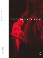 Book Cover for Performance Research by Ric Allsopp