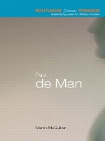 Book Cover for Paul de Man by Martin University of Leeds, UK McQuillian