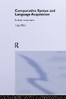 Book Cover for Comparative Syntax and Language Acquisition by Luigi Rizzi