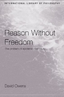 Book Cover for Reason Without Freedom by David Owens