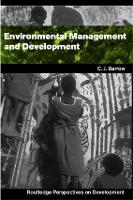 Book Cover for Environmental Management and Development by Chris Barrow