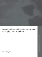 Book Cover for Romantic Genius and the Literary Magazine by David University of Leeds, UK Higgins