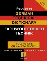 Book Cover for German Technical Dictionary (Volume 1) by Robert Dimand