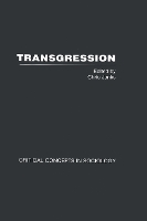 Book Cover for Transgression by Chris Brunel University, UK Jenks