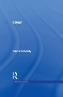 Book Cover for Elegy by David University of Hull, UK Kennedy