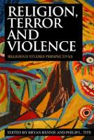 Book Cover for Religion, Terror and Violence by Bryan Rennie