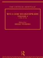 Book Cover for William Shakespeare by Brian Vickers