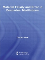 Book Cover for Material Falsity and Error in Descartes' Meditations by Cecilia Wee