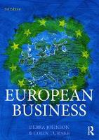 Book Cover for European Business by Debra Johnson, Colin (Heriot-Watt University, UK) Turner