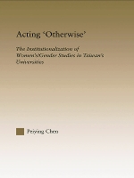 Book Cover for Acting Otherwise by Peiying Chen