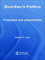 Book Cover for Bourdieu's Politics by Jeremy F Lane