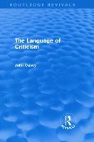 Book Cover for The Language of Criticism (Routledge Revivals) by John Casey