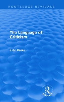 Book Cover for The Language of Criticism (Routledge Revivals) by John Casey