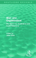 Book Cover for Man and Organization (Routledge Revivals) by John Child