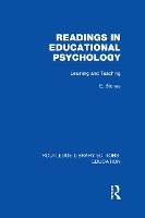 Book Cover for Readings in Educational Psychology by Edgar Stones