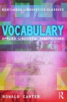 Book Cover for Vocabulary by Ronald Carter