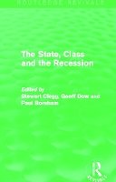 Book Cover for The State, Class and the Recession (Routledge Revivals) by Stewart Clegg