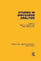 Book Cover for Studies in Discourse Analysis (RLE Linguistics B: Grammar) by Malcolm Coulthard