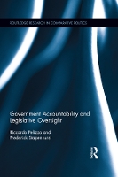 Book Cover for Government Accountability and Legislative Oversight by Riccardo Pelizzo, Frederick (The World Bank, Washington, DC, USA) Stapenhurst