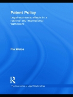 Book Cover for Patent Policy by Pia Weiss