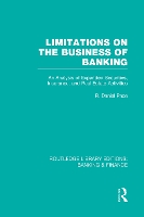 Book Cover for Limitations on the Business of Banking (RLE Banking & Finance) by R Pace