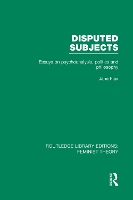 Book Cover for Disputed Subjects (RLE Feminist Theory) by Jane Flax