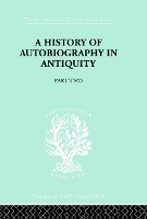 Book Cover for A History of Autobiography in Antiquity by Georg Misch