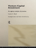 Book Cover for Venture Capital Investment by Gavin University of St Andrews, UK Reid