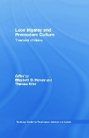 Book Cover for Luce Irigaray and Premodern Culture by Elizabeth D Harvey